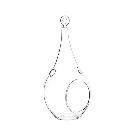 Vista 95 x 4 in Clear Pear Hanging Terrarium  Votive Candle Holder VI2111734